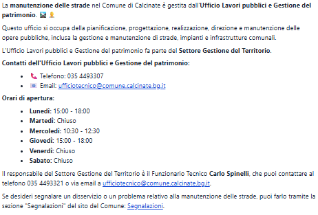 Immagine della segnalazione